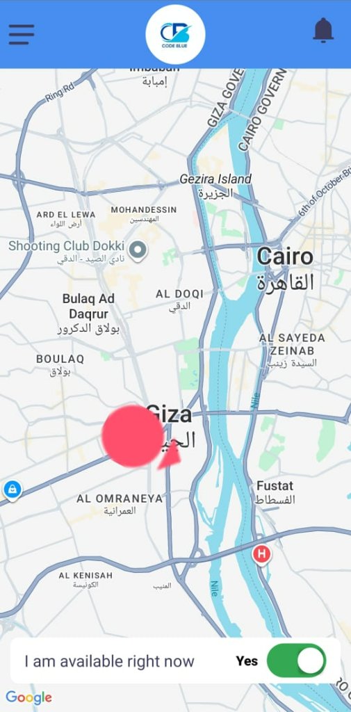 Aerial view of Cairo's connected medical network