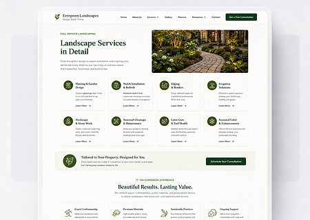 Service Pages