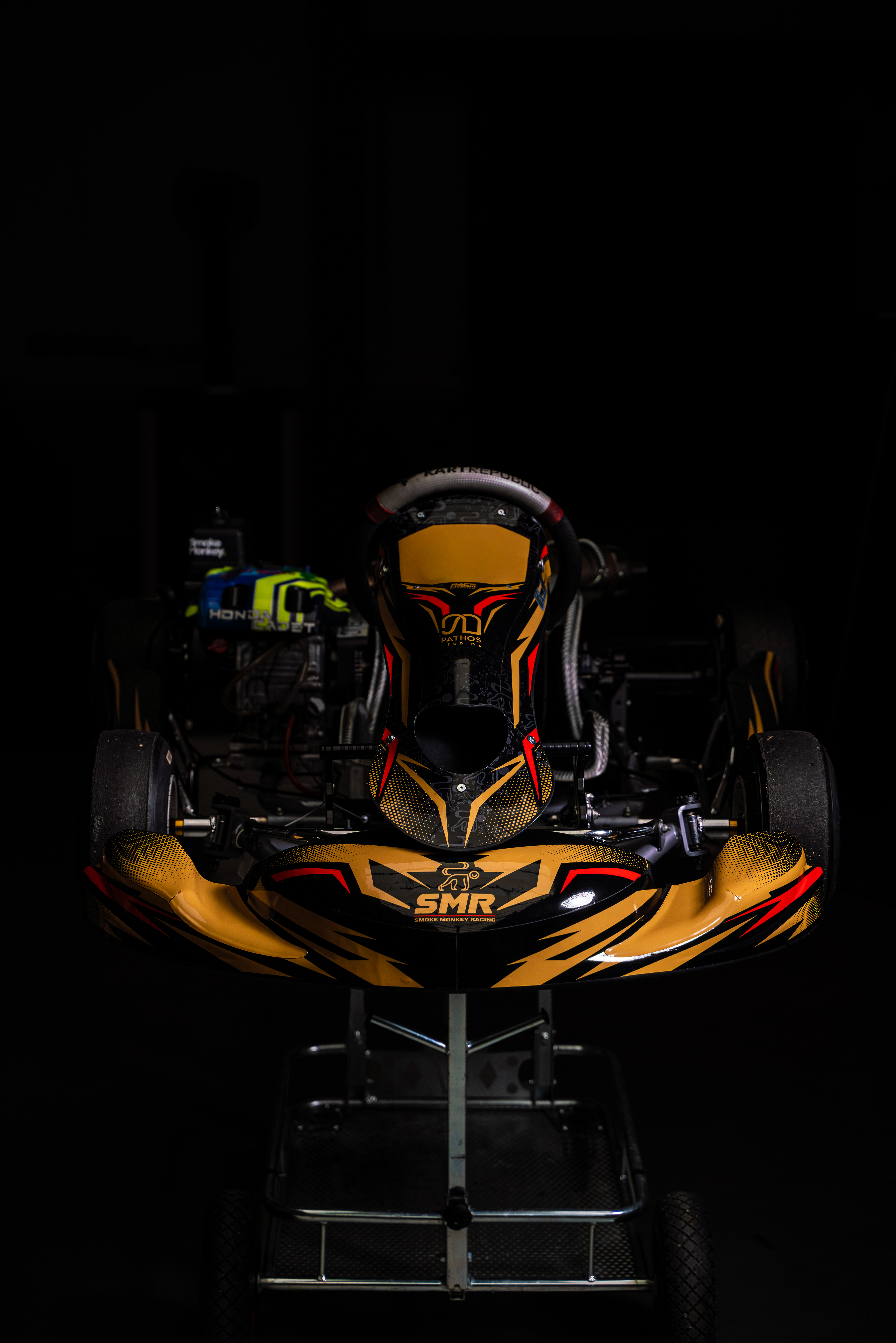SMR kart livery — front view