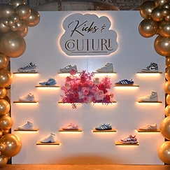 Kicks & Couture display