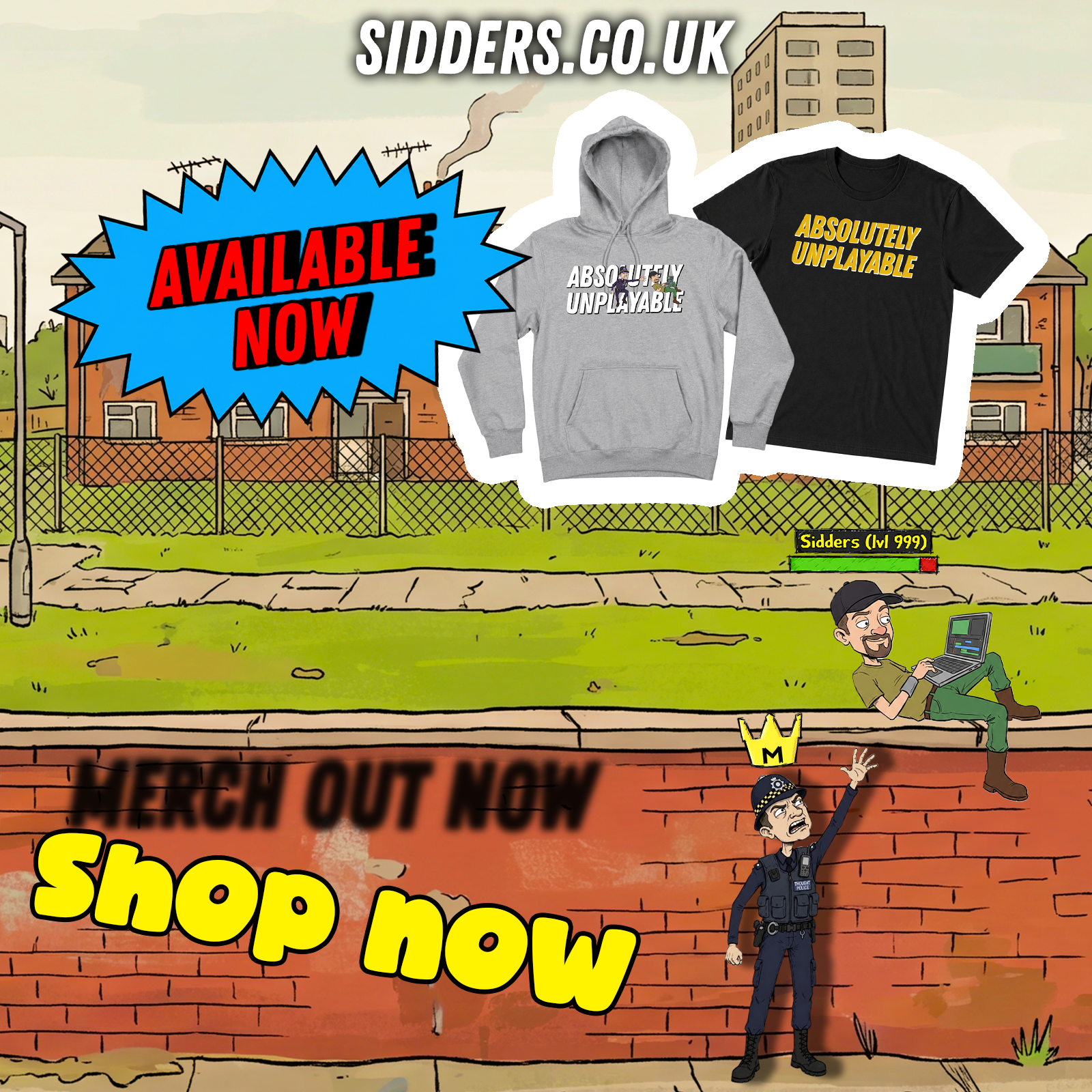 Sidders.co.uk merch