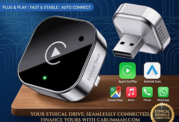 Carummah Wireless CarPlay and Android Auto Adapter