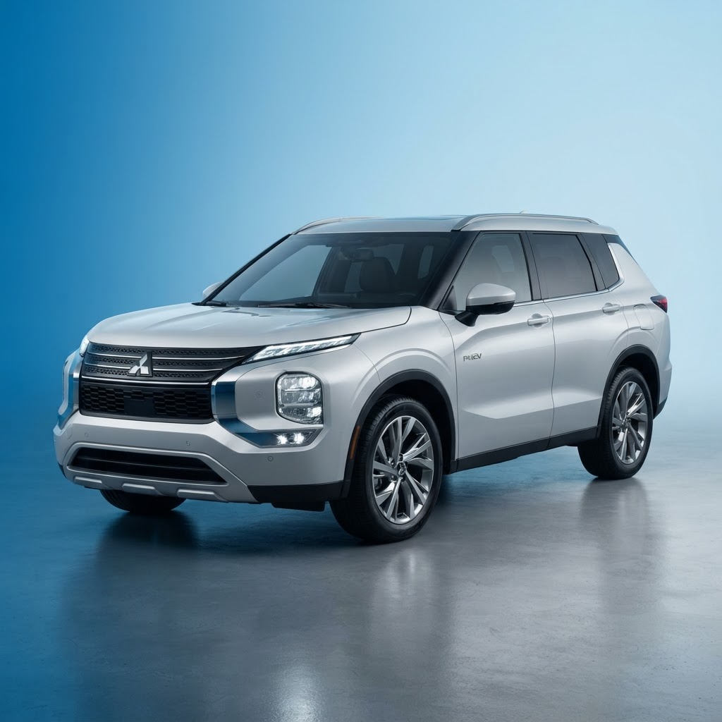 The 2026 Mitsubishi Outlander PHEV ready for the open road.