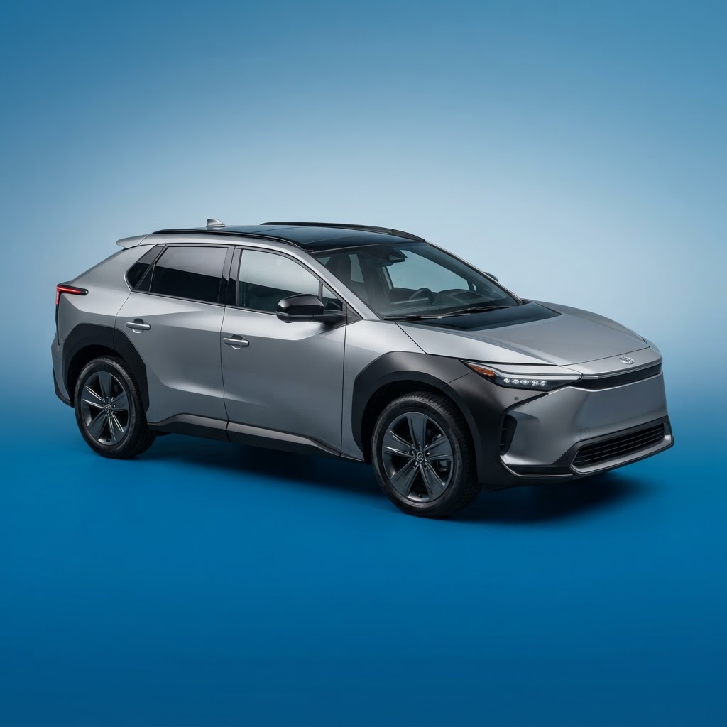 The Toyota bZ4X provides a reliable and practical entry into the electric SUV segment.