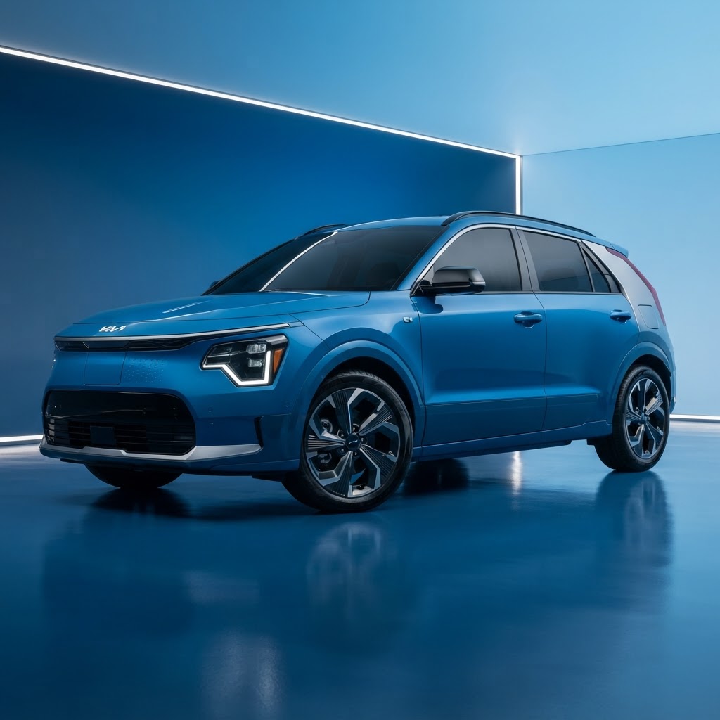Low-profile design elements on the 2026 Kia Niro EV help maximize range.