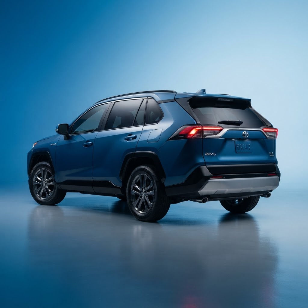 The Toyota RAV4 Hybrid balances rugged utility with impressive fuel economy.