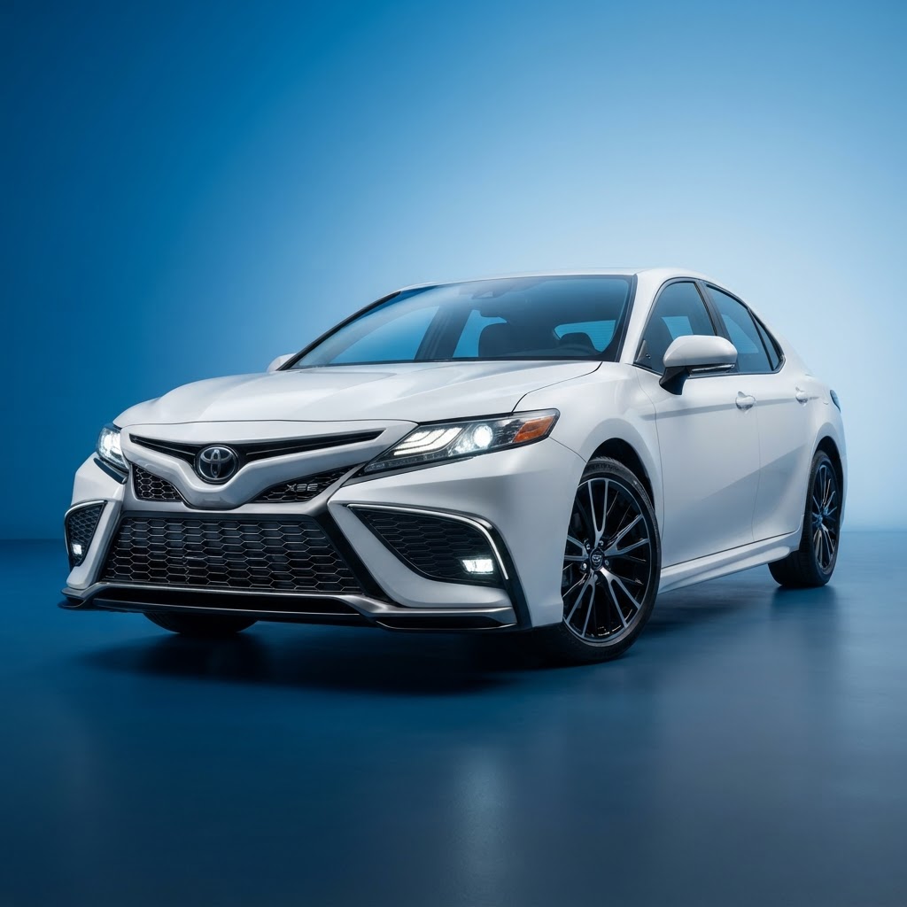 Aerodynamic design helps the 2026 Camry slice through the air.