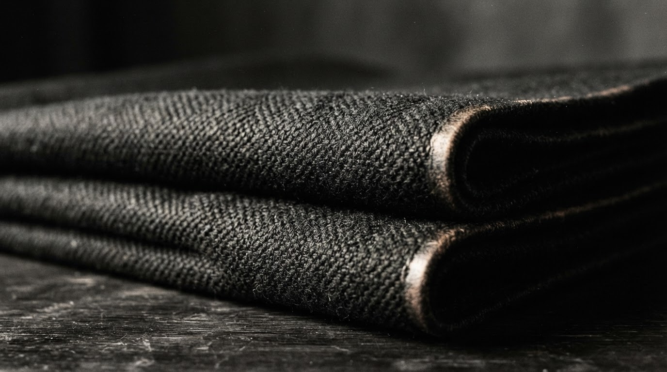 Folded fabric representing service and tradition