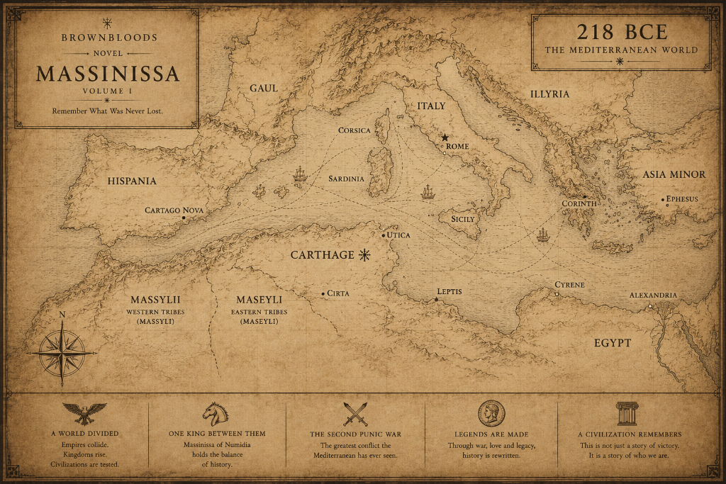 The Mediterranean World of MASSINISSA — 218 BCE