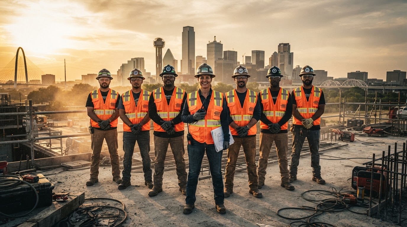 Restoration crew