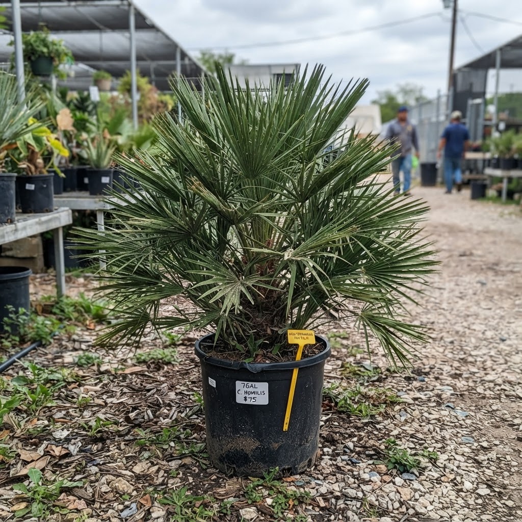 Chamaerops humilis 'Mediterranean Fan Palm'