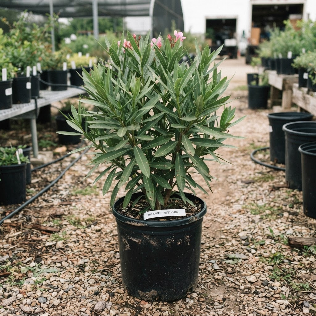 Nerium oleander 'Rose'