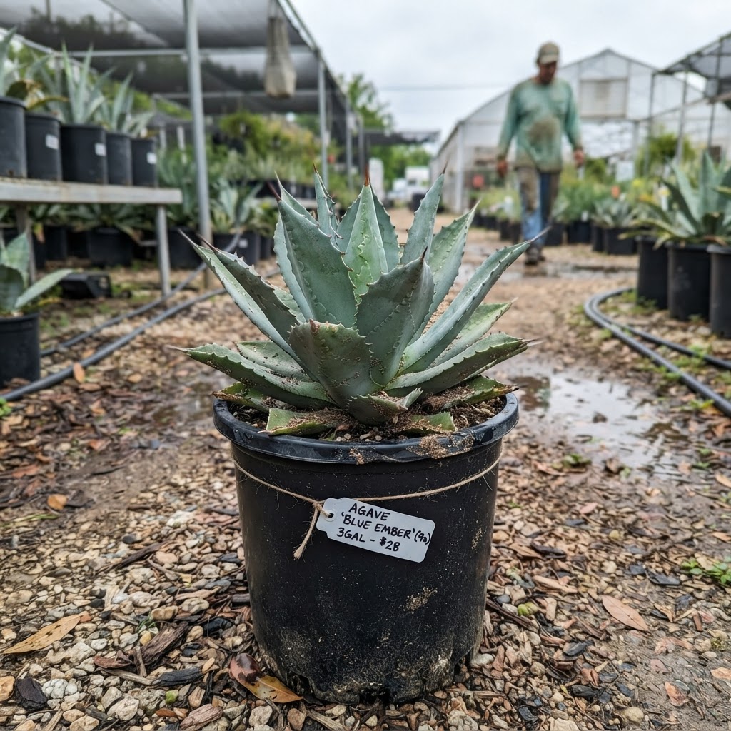 Agave x 'Blue Ember' (9a)