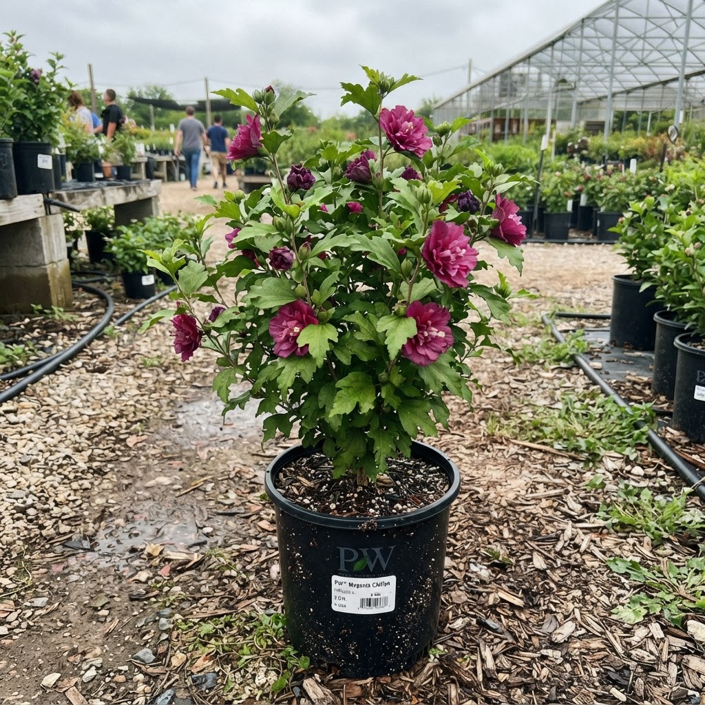Hibiscus s. Magenta Chiffon PW® "Rose of Sharon"