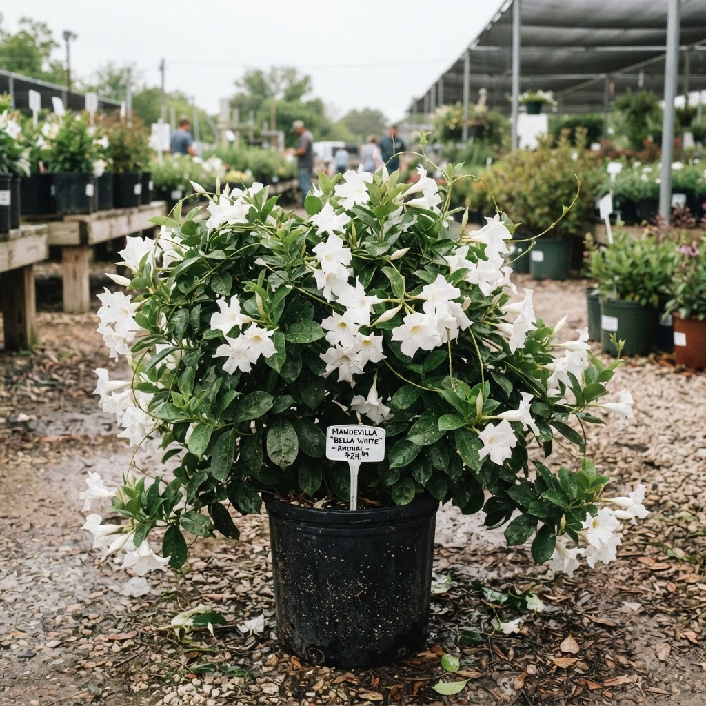 Mandevilla 'Bella White' for sale in Dallas–Fort Worth