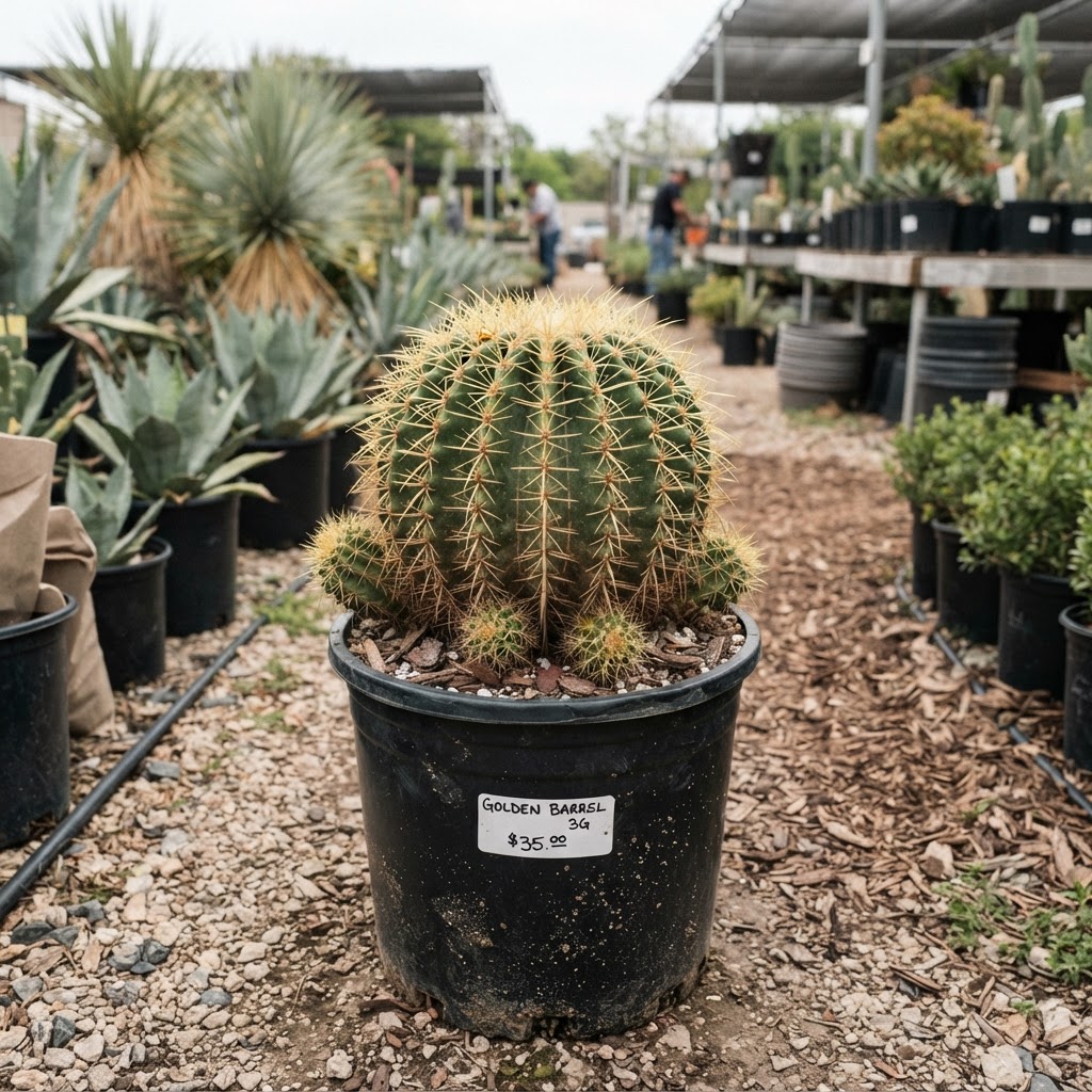 Echinocactus grusonii 'Gld Barrel' (9)