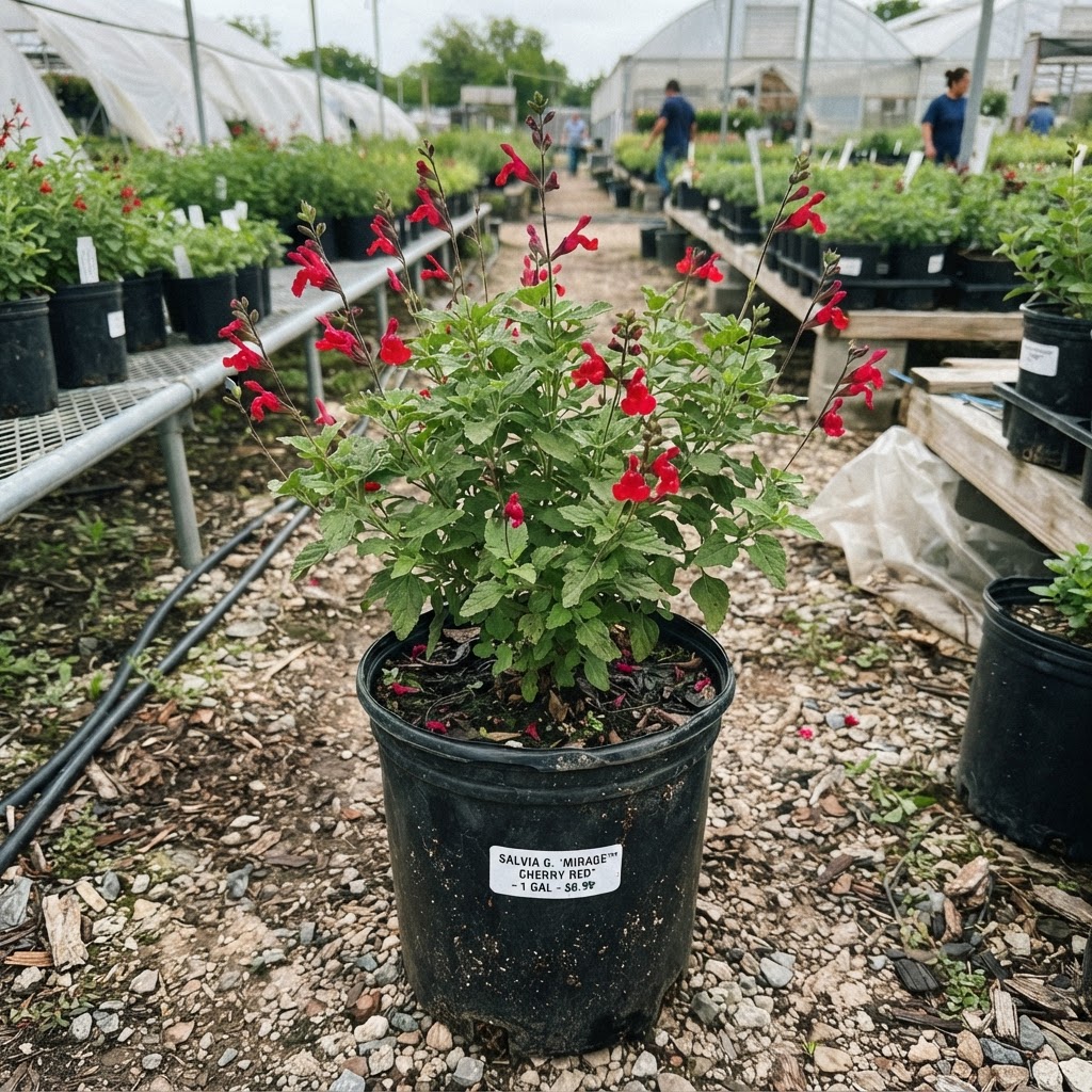 Salvia g. 'Mirage™ Cherry Red'