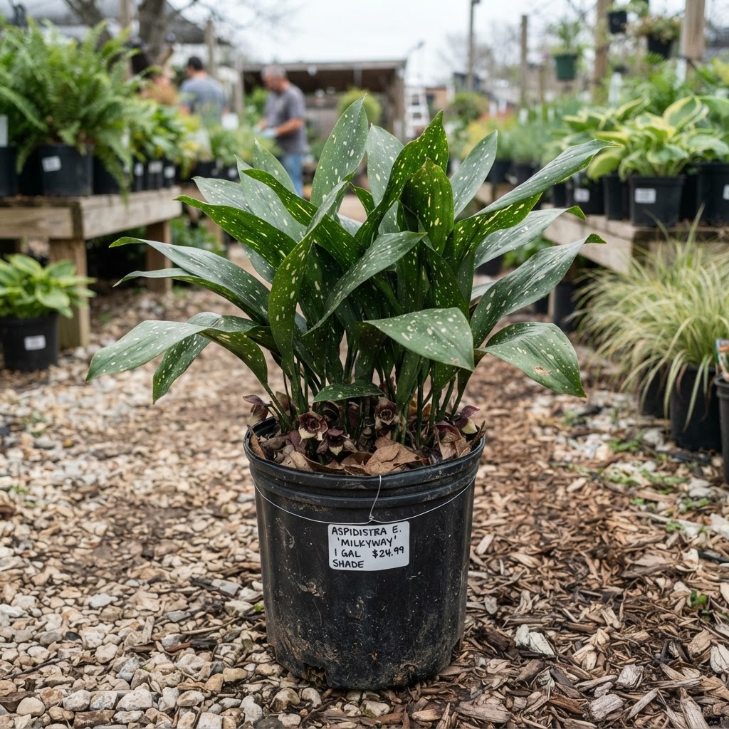 Aspidistra e. "Milkyway"