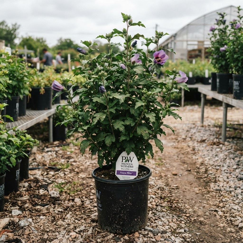 Hibiscus s. Purple Pillar® PW® "Rose of Sharon"