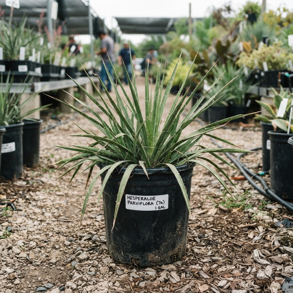 Hesperaloe parviflora (7a) for sale in Dallas–Fort Worth