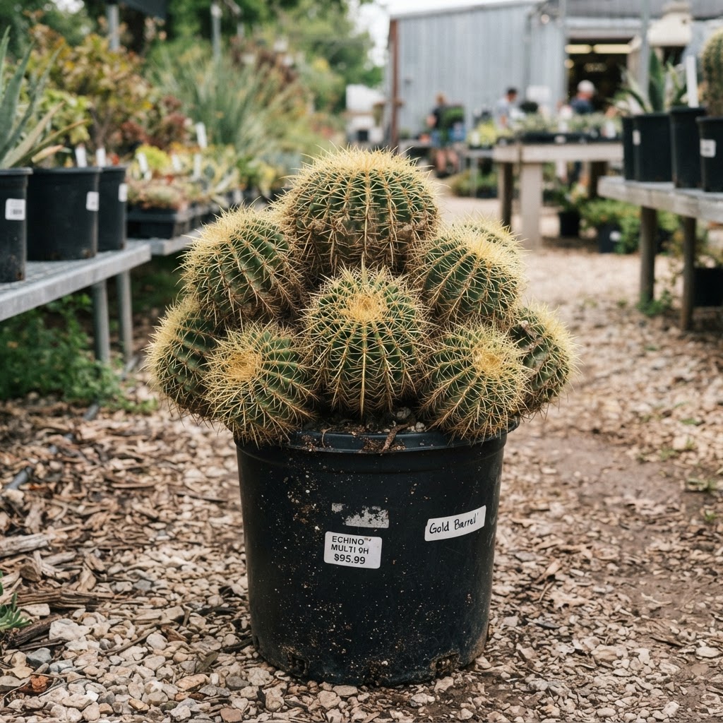 Echinocactus g. 'Gld Barrel' (9) Multi Head for sale in Dallas–Fort Worth