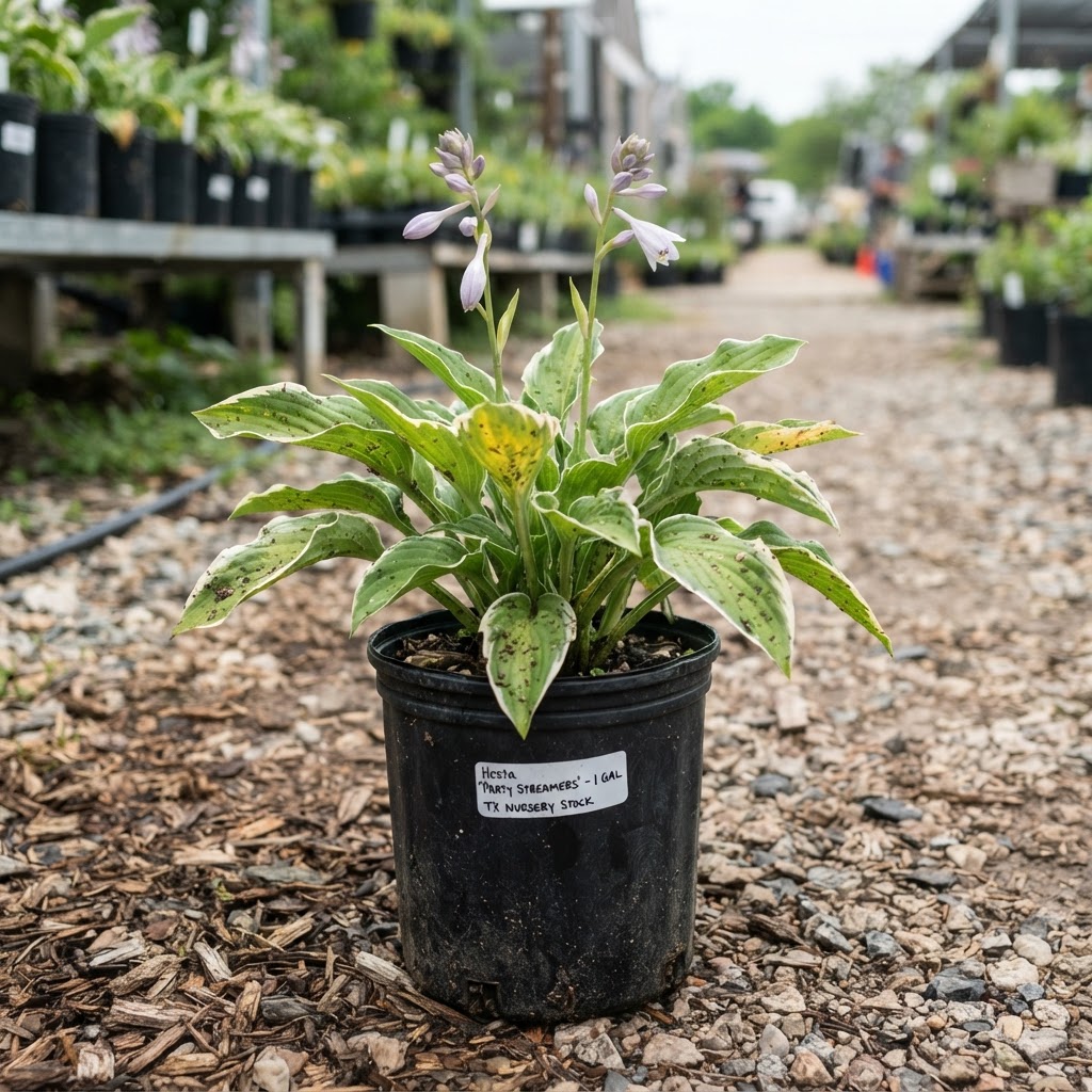 Hosta 'Party Streamers'