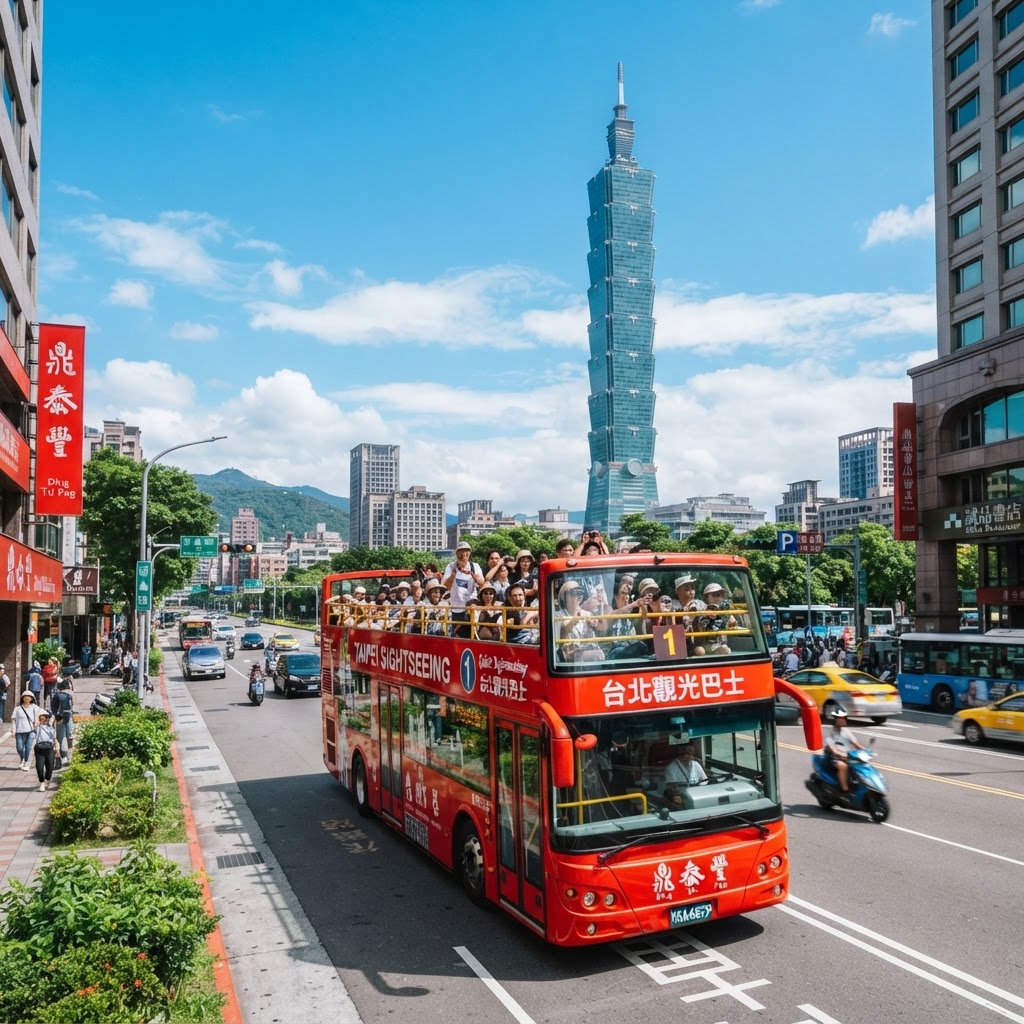 Taipei sightseeing bus day