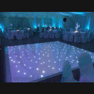 Classic 5m x 5m White LED Star-lit Dance Floor
