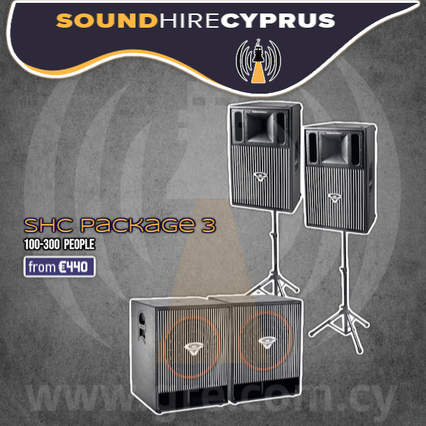 SHC Sound Package 3 (100-300 people)