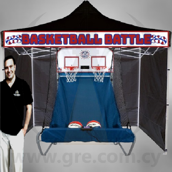 Basketball Battle Gazebo Funfair Game