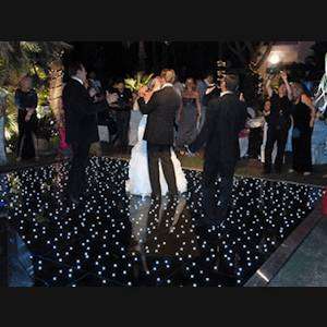 Classic 5m x 5m Black LED Star-lit Dance Floor