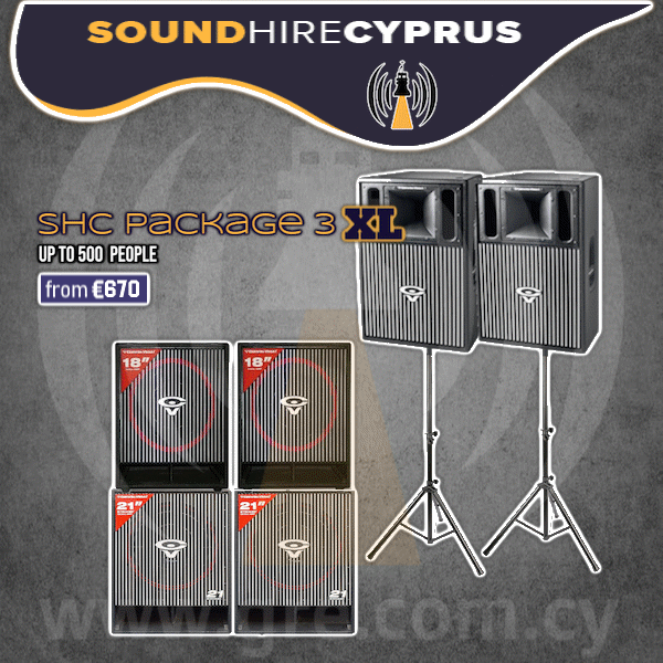 SHC Sound Package 3-XL (Up to 500 people)