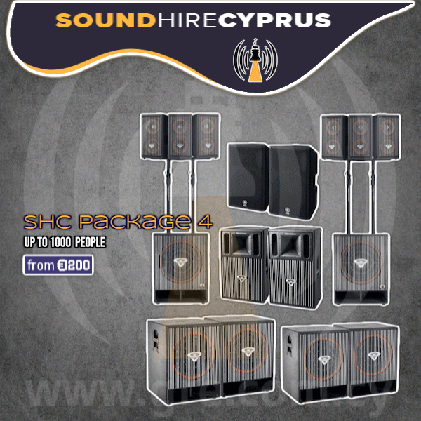SHC Sound Package 4 (Up to 1000 people)