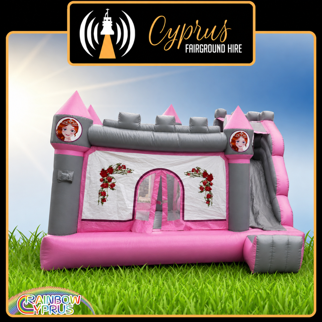 Pink Castle Bouncy Castle