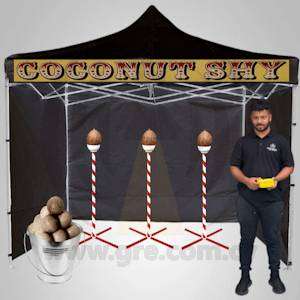 Coconut Shy Gazebo Funfair Game