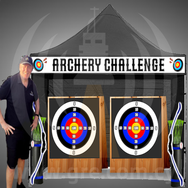 Archery Challenge Gazebo Funfair Game
