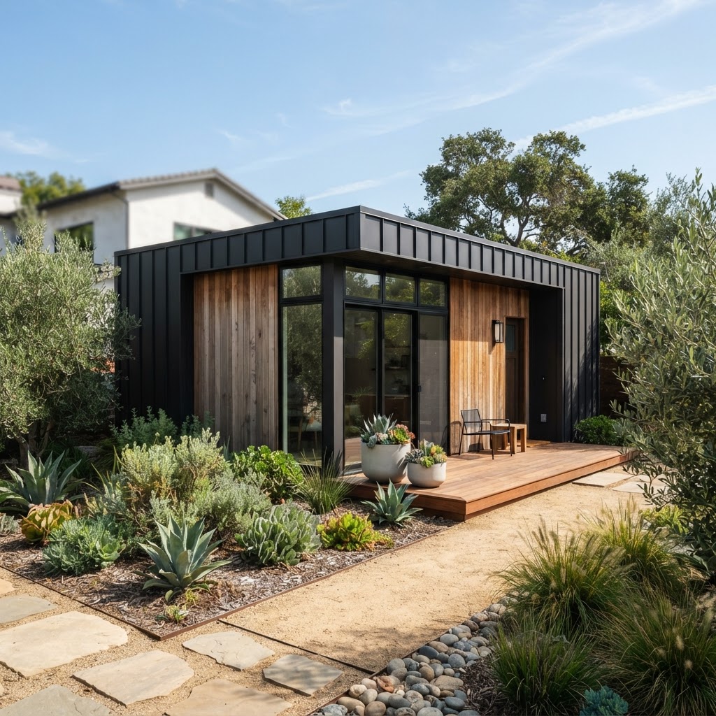 Backyard ADU, Garage Conversion by 1 Smart Build in Los Angeles