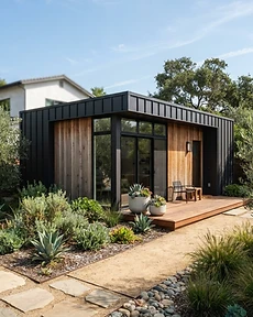 Backyard living space — ADU