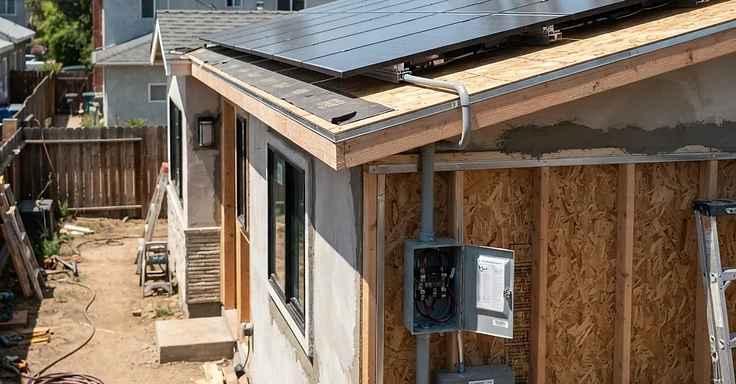 Do You Need Solar Panels and Batteries for an ADU or Room Addition in Los Angeles? (2026 Code Guide)