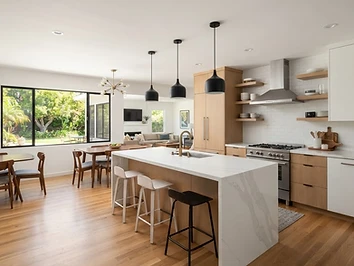 Kitchen Remodel with Load-Bearing Wall Removal, Sherman Oaks