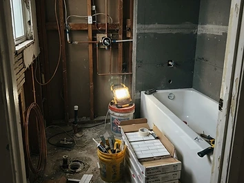 Hall Bathroom Remodel on W 118th St, Hawthorne