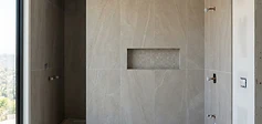 Bathroom tile work in progress