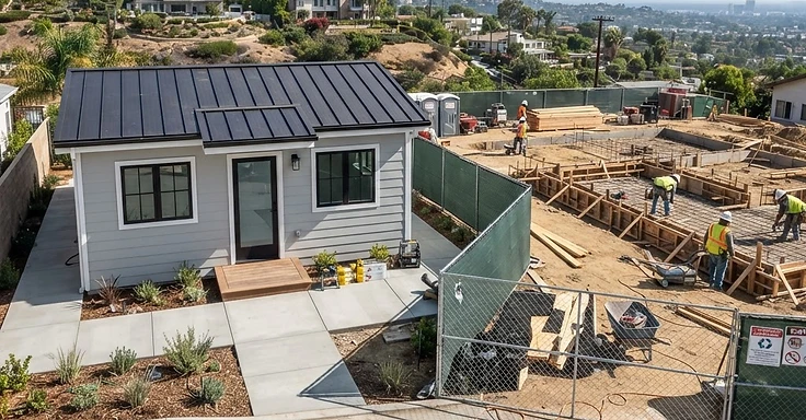 Building an ADU First During a Fire Rebuild in Los Angeles