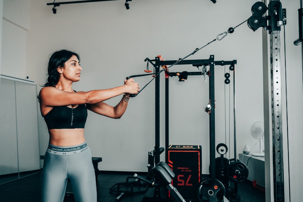 JG Fit client during a personal training session