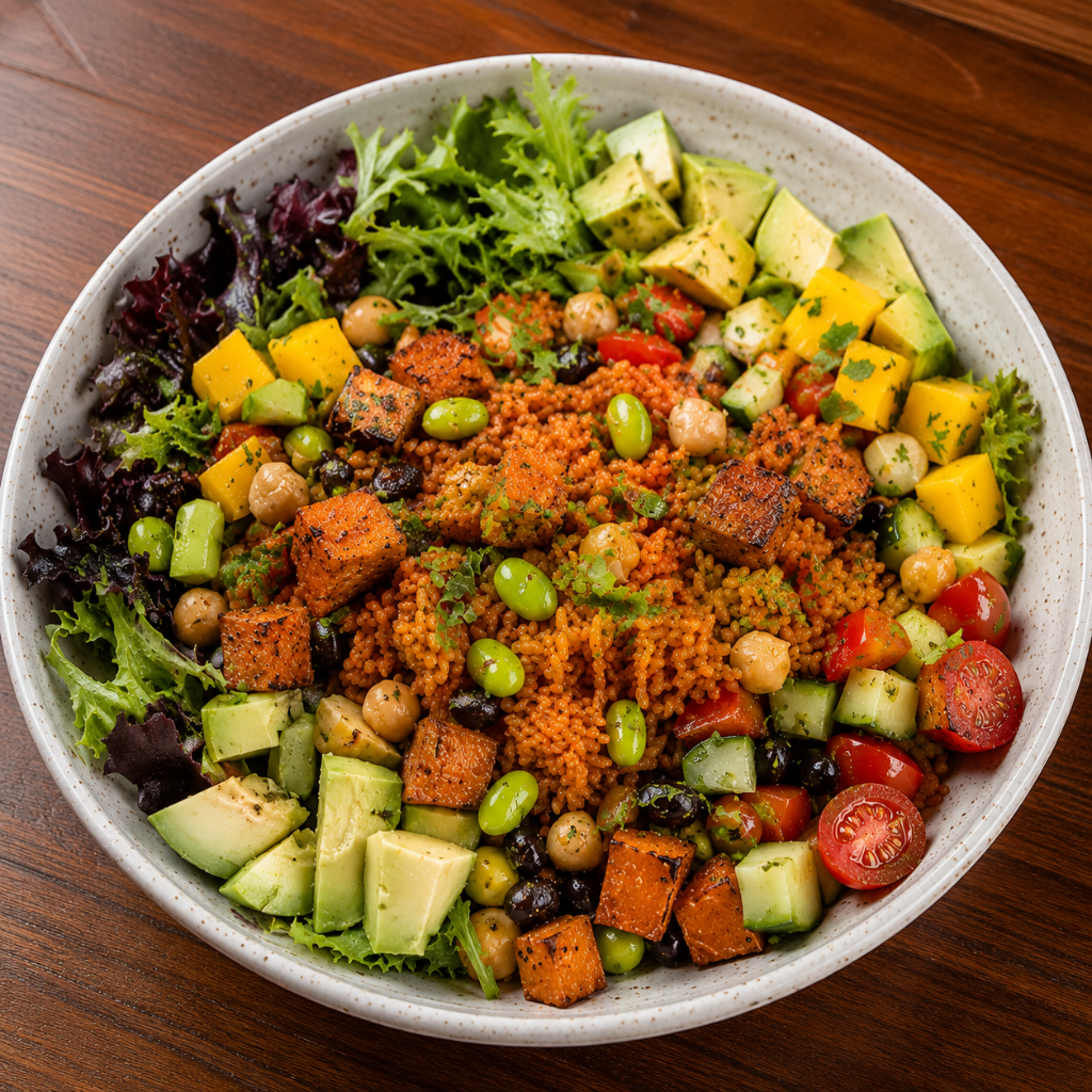 Tropical Harvest Jollof Salad Bowl