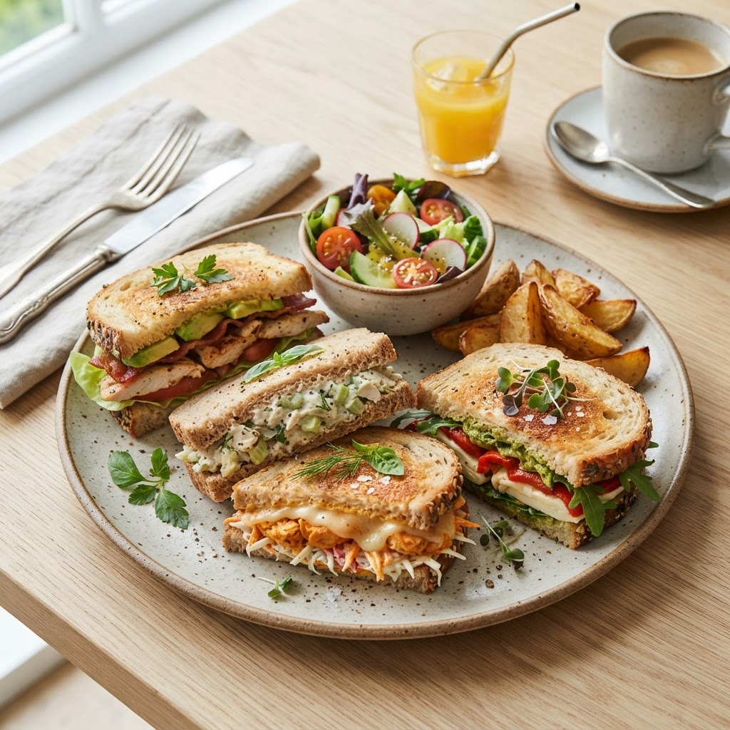 Assorted Toast Sandwiches - Chicken