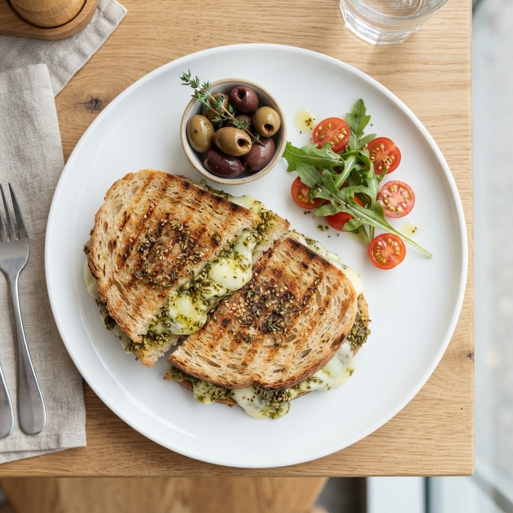 Zaatar & Cheese Panini