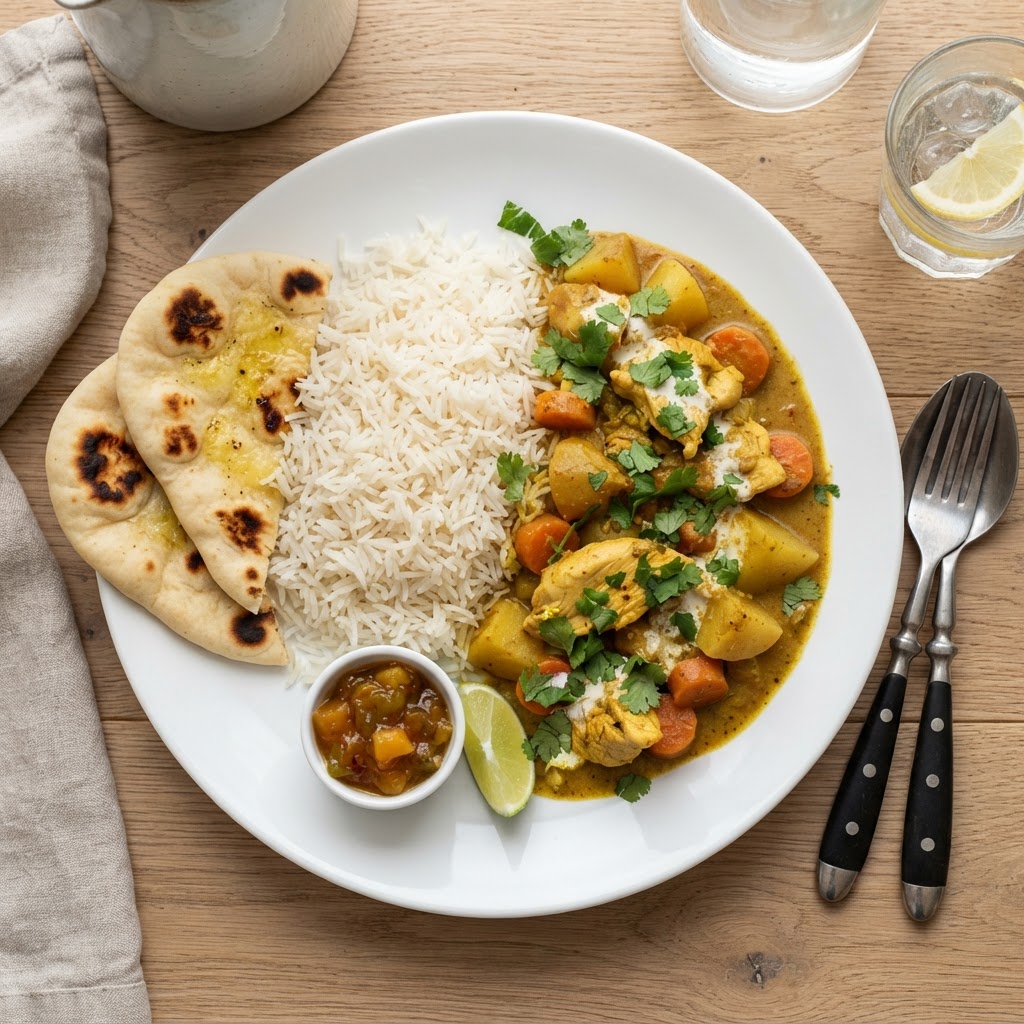 Chicken Curry with Rice (Mild)