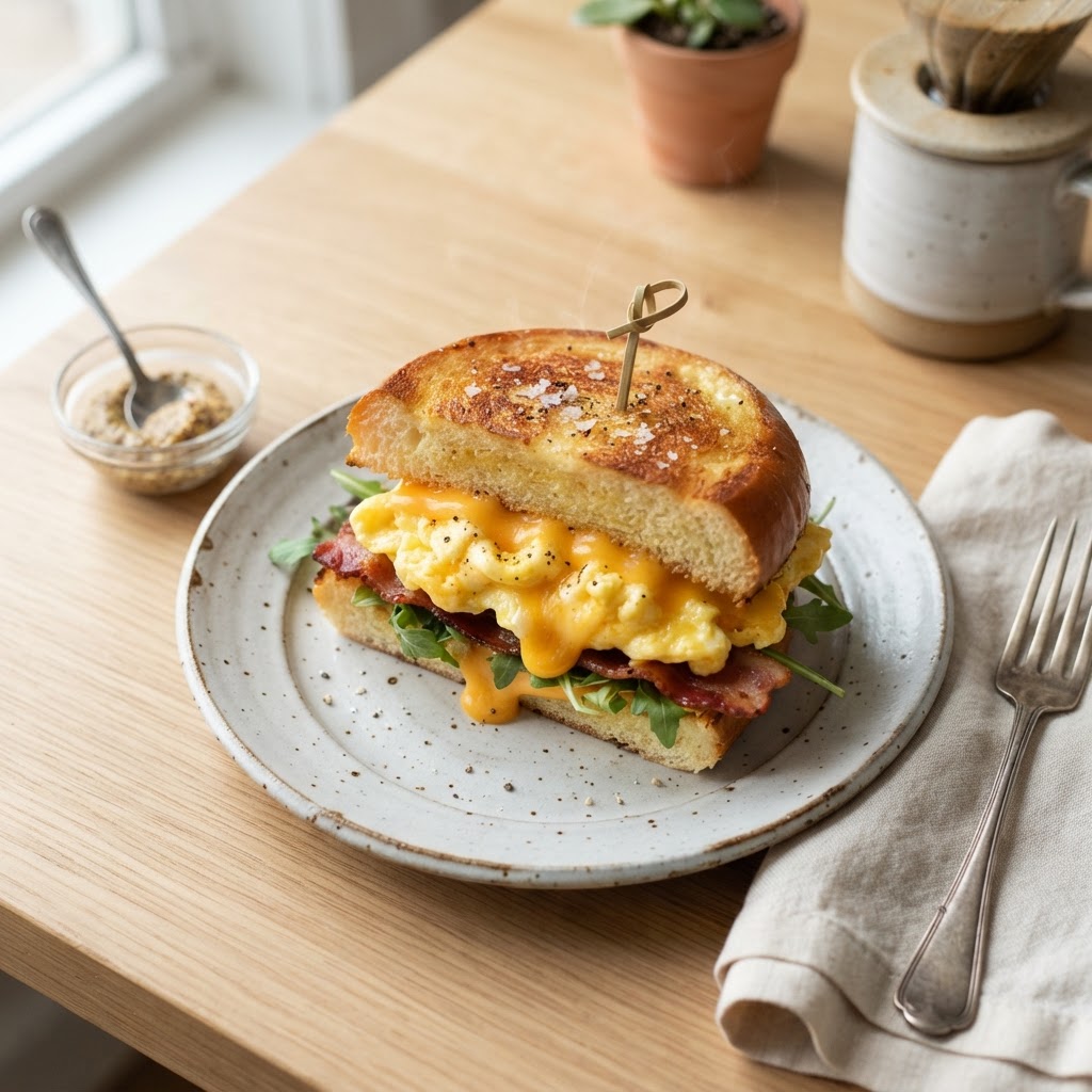 EGG & CHEESE SANDWICH