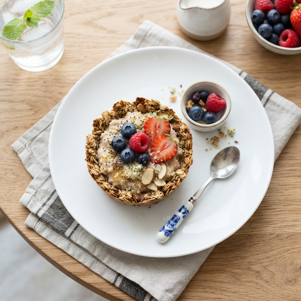 Oatmeal Cup with Berries